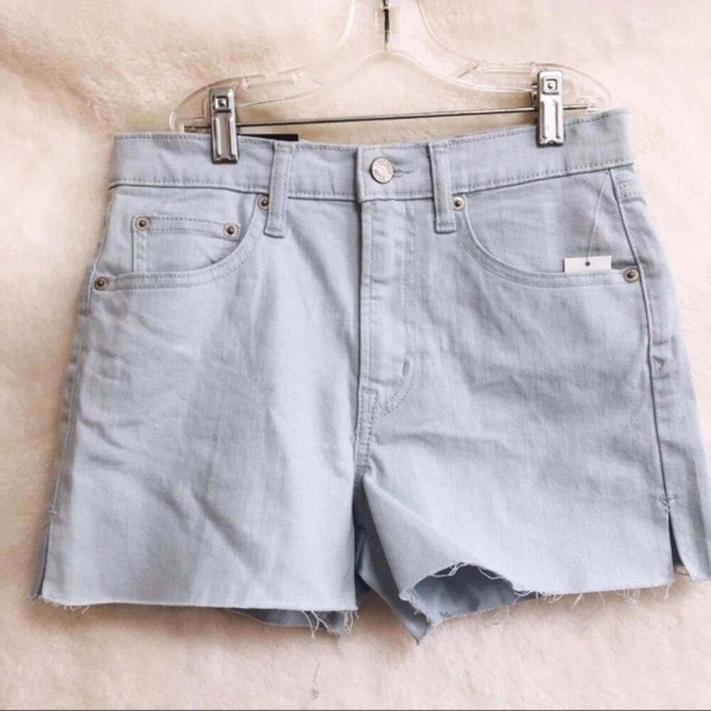 GAP Light Blue High Rise 3" Denim Shorts